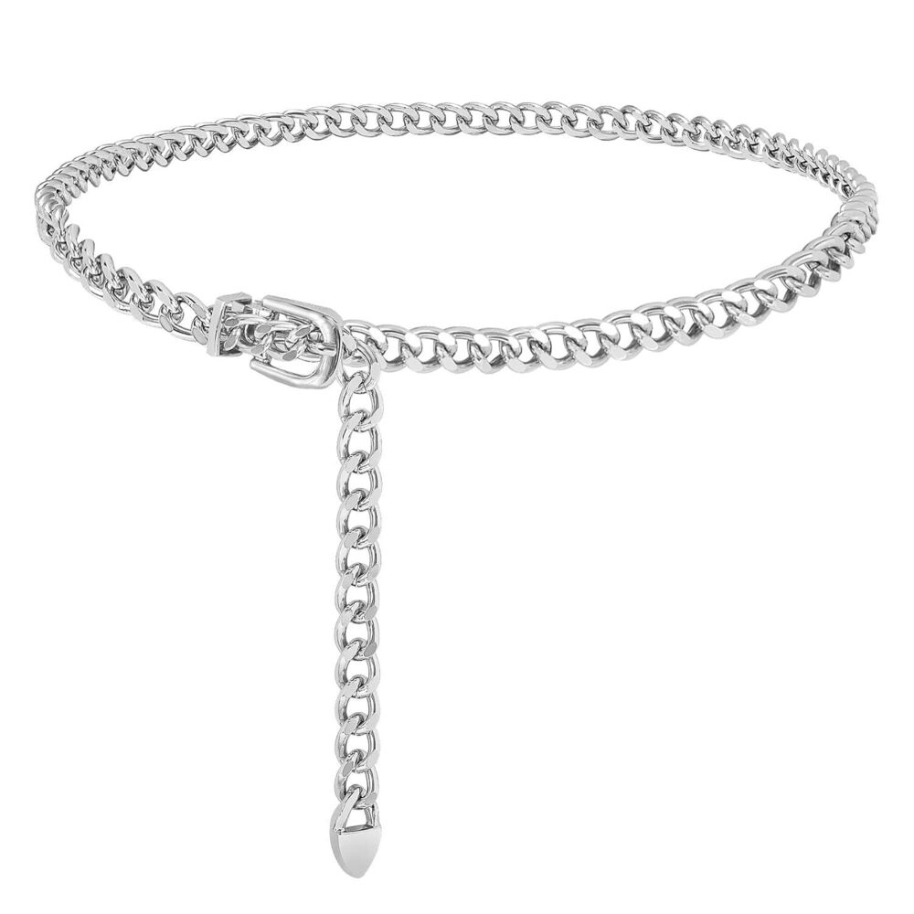 Waist Chain Belt Women Ladies Adjustable Body Waist Link Belts for Jeans